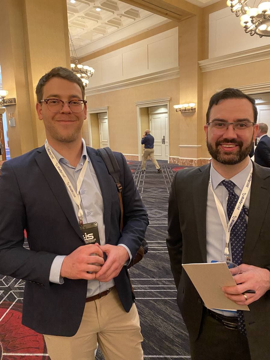 OEIS members connecting at the annual meeting