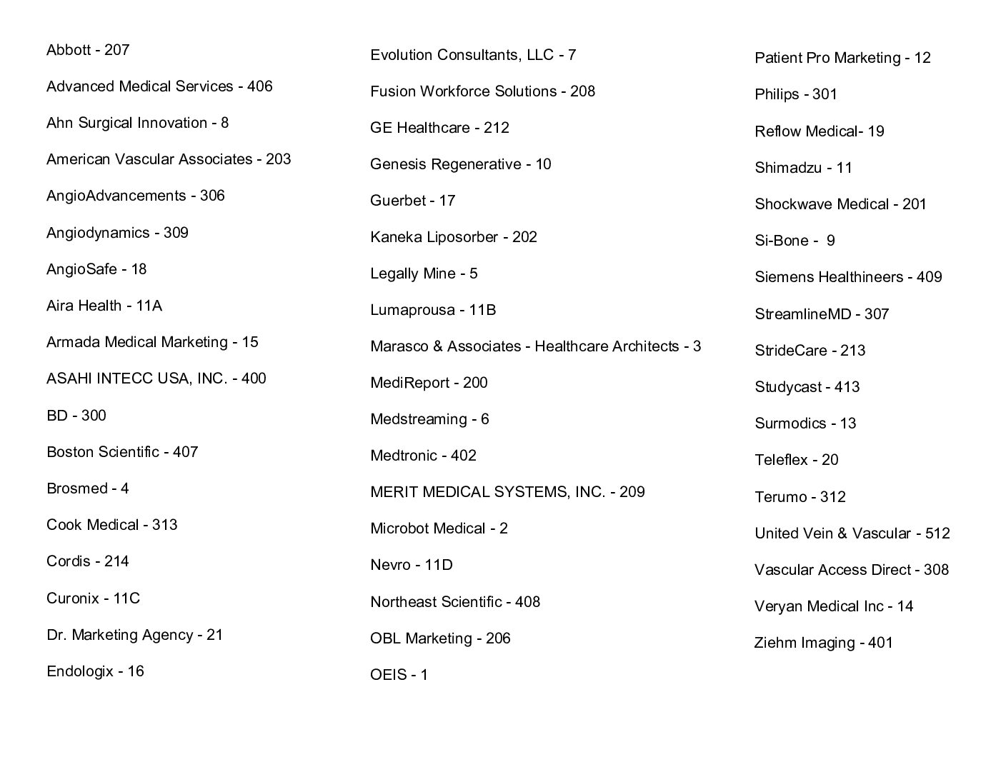 Exhibitor Key 2.26.26